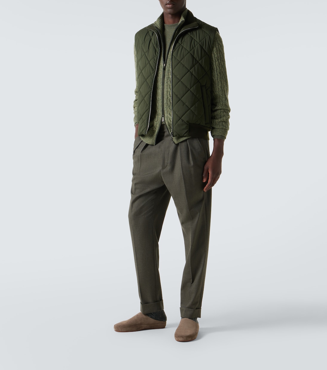 Pull zippé en cachemire | Loro Piana