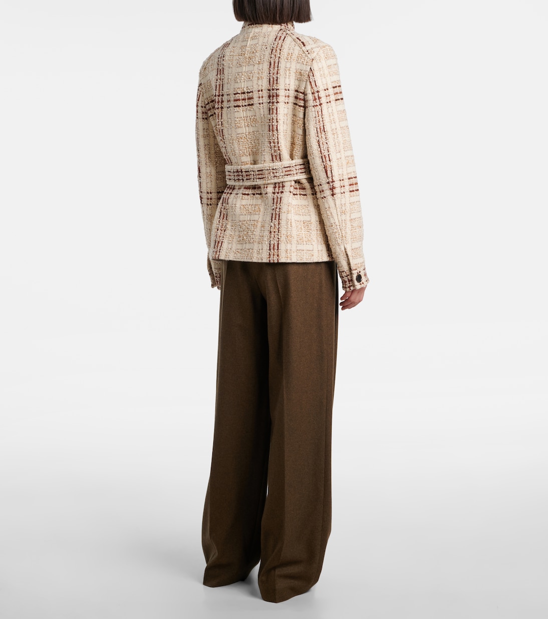 Xandra cashmere tweed jacket | Loro Piana