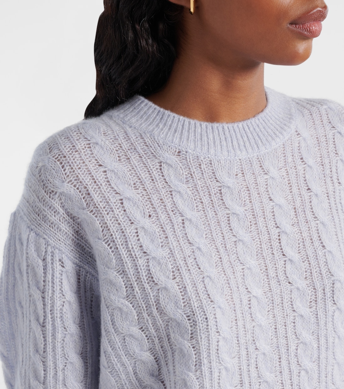 Pullover Kenzie in cashmere e seta a trecce | Lisa Yang
