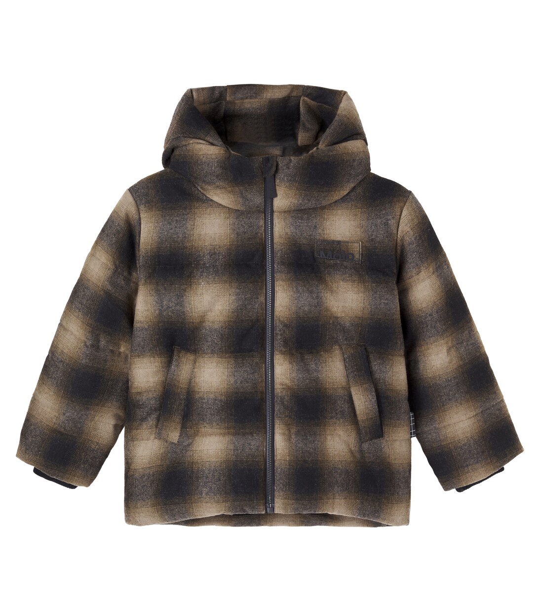 Hilo checked puffer jacket | Molo