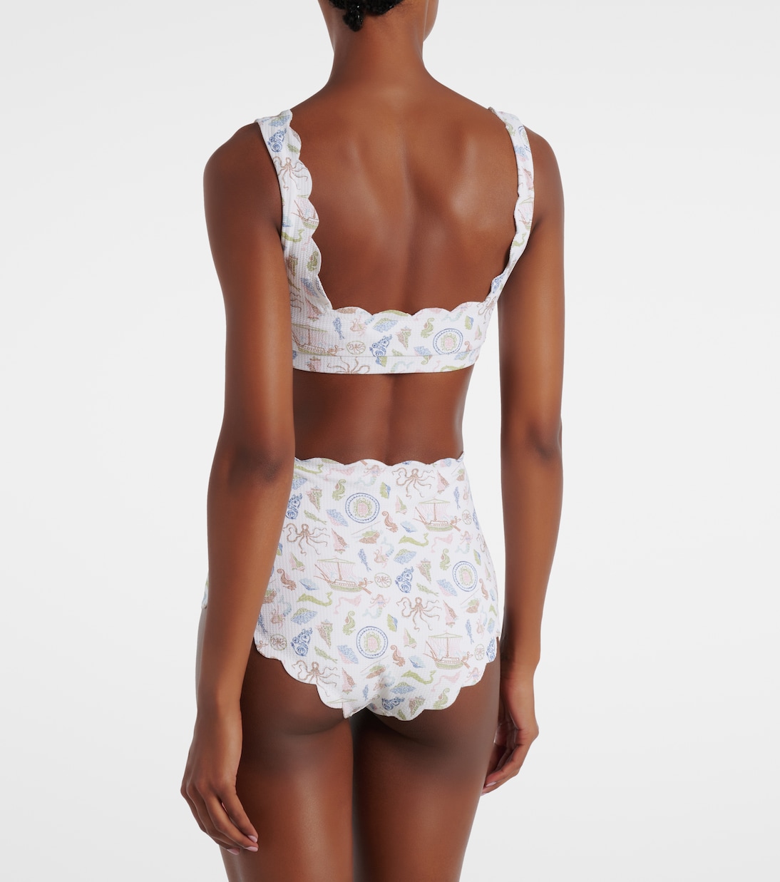 Palm Springs scalloped bikini top | Marysia