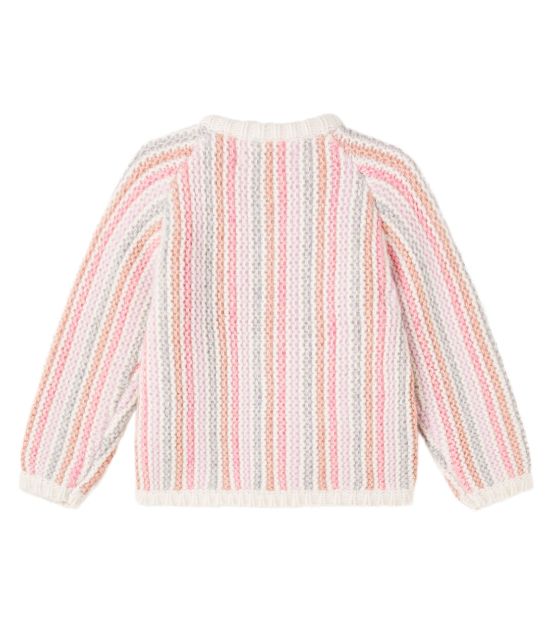 Kiri striped wool and cotton cardigan | Konges Sløjd