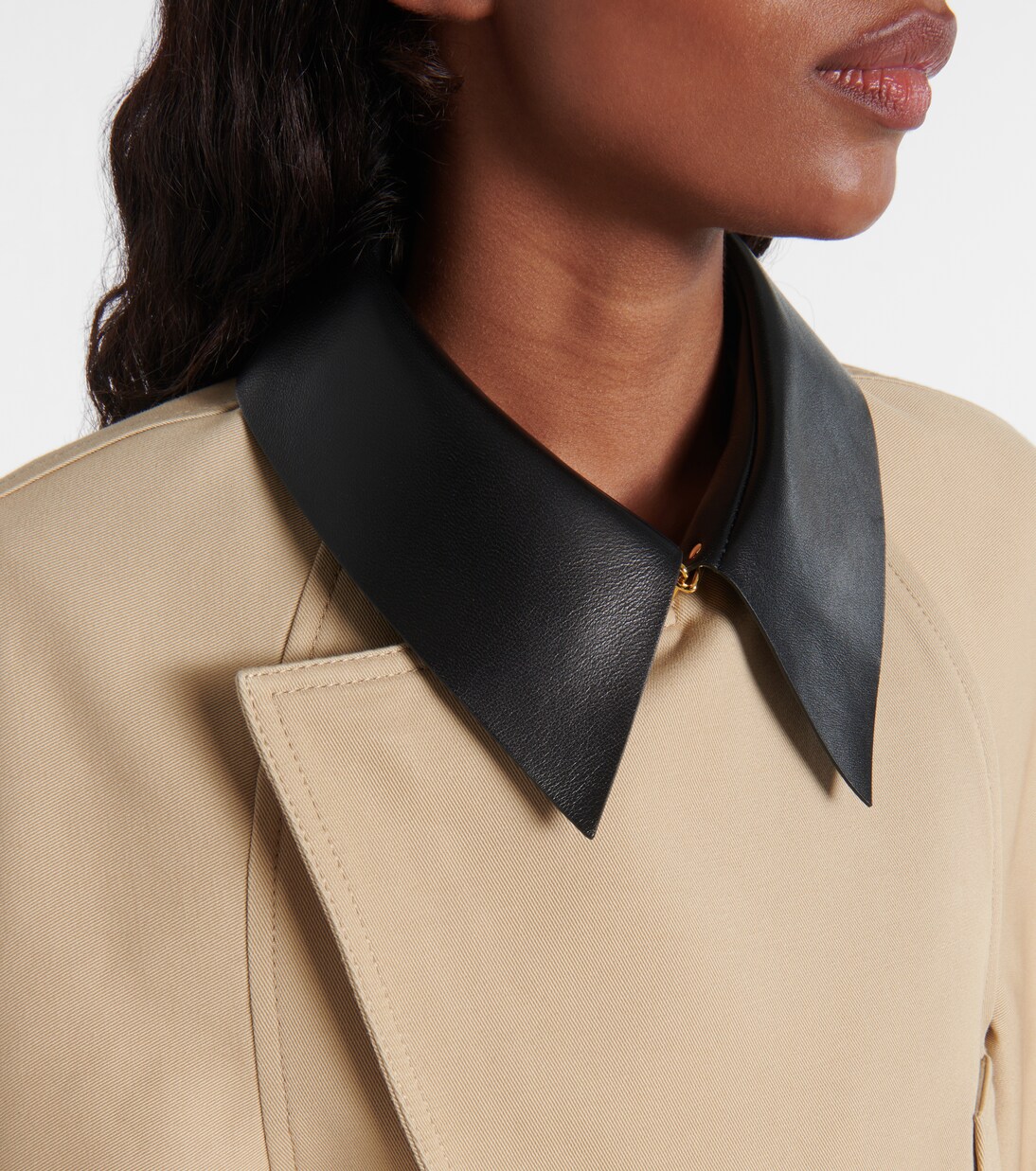 Cropped cotton and wool peacoat  | Givenchy