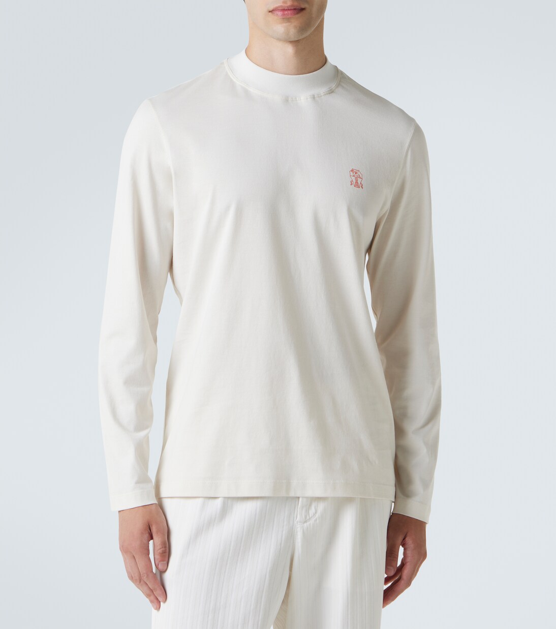 Longsleeve aus Baumwolle | Brunello Cucinelli