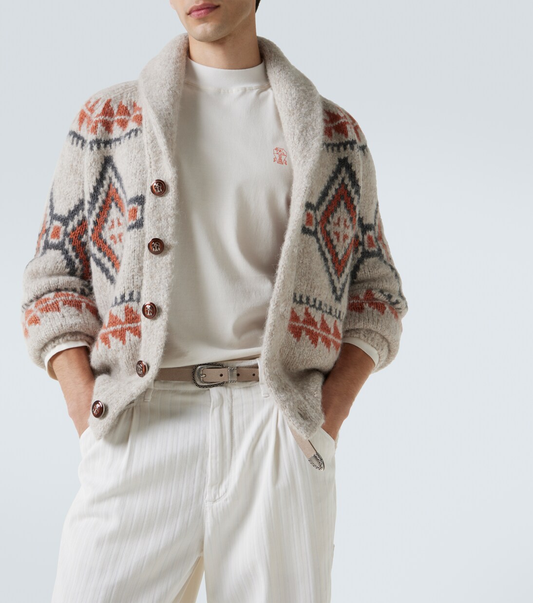 Longsleeve aus Baumwolle | Brunello Cucinelli