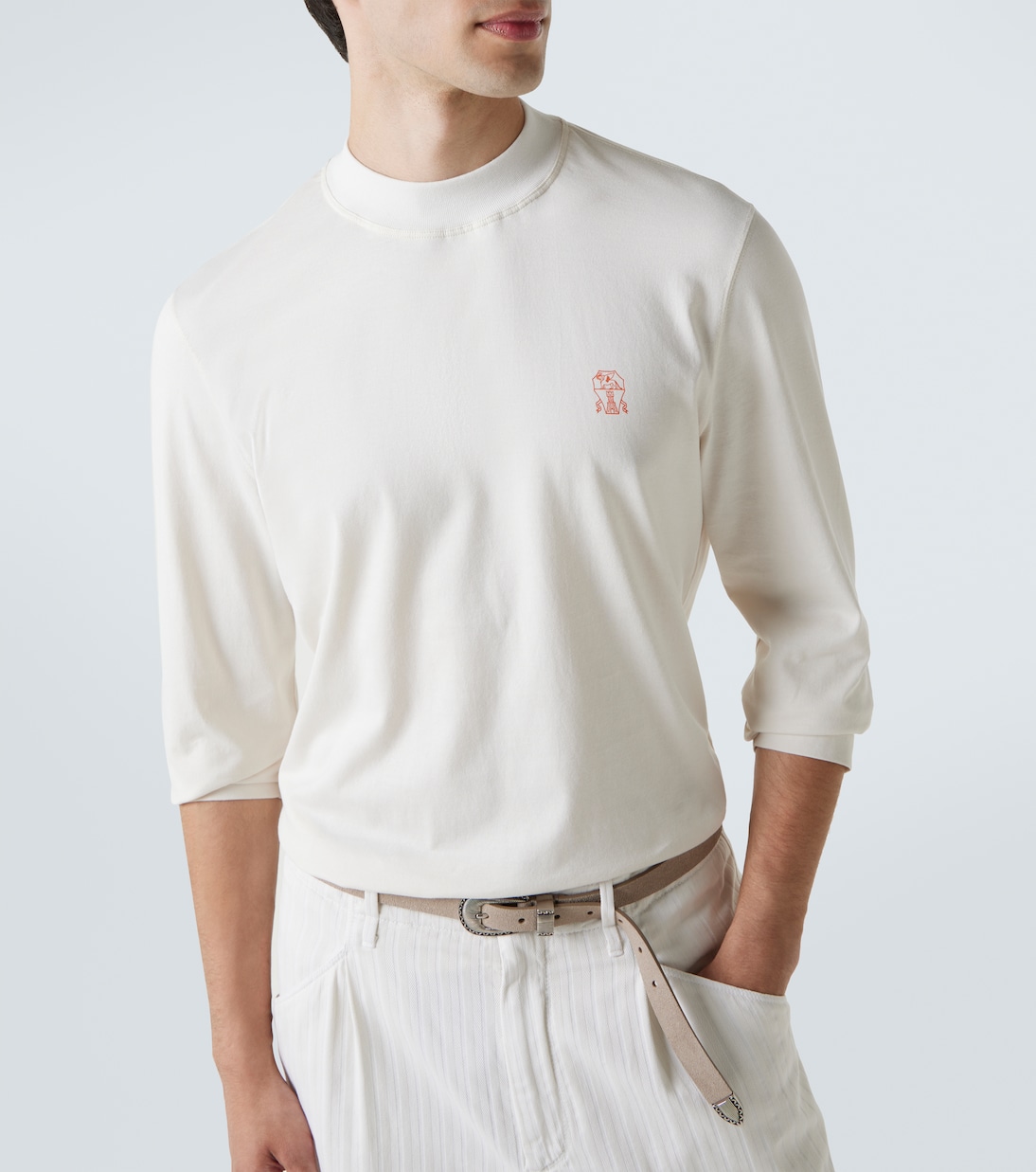 Longsleeve aus Baumwolle | Brunello Cucinelli