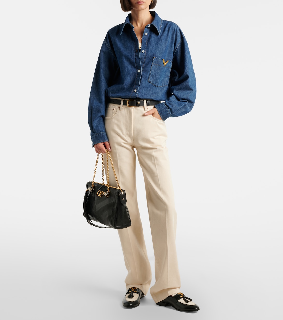 VGold straight jeans | Valentino