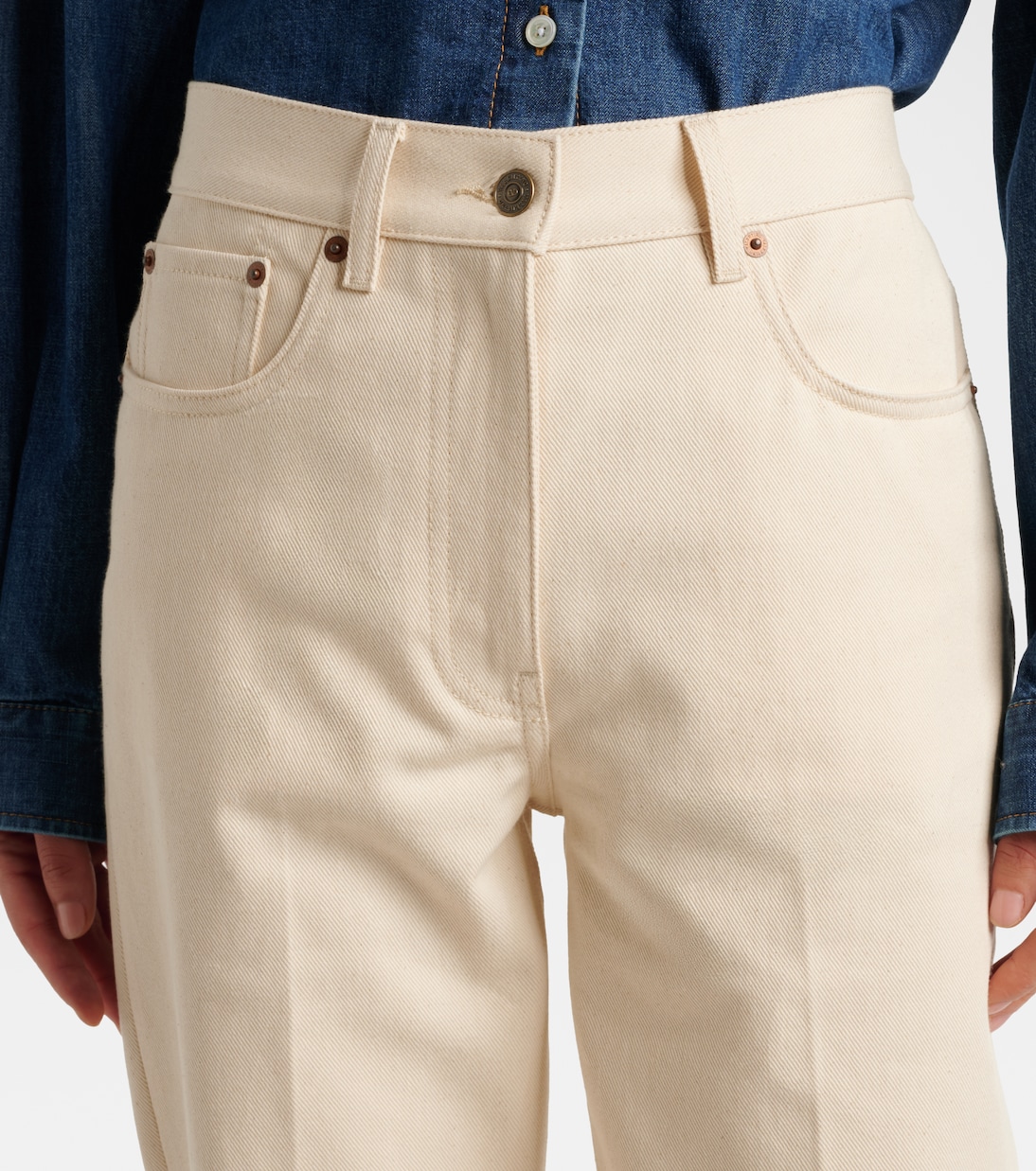 VGold straight jeans | Valentino