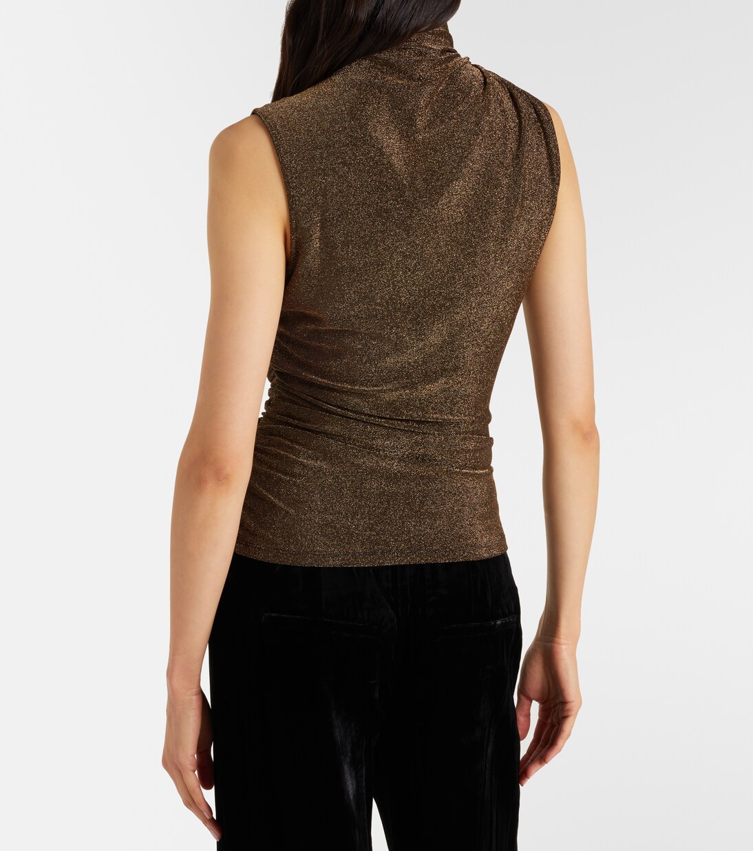 Top Mylie in jersey glitterato | Veronica Beard