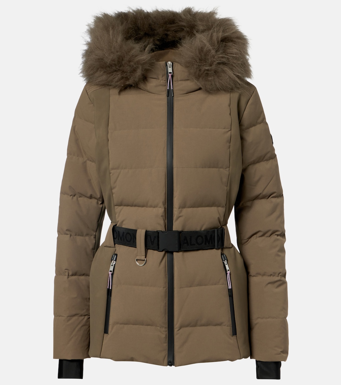 Doudoune 64cm belted down jacket | Yves Salomon