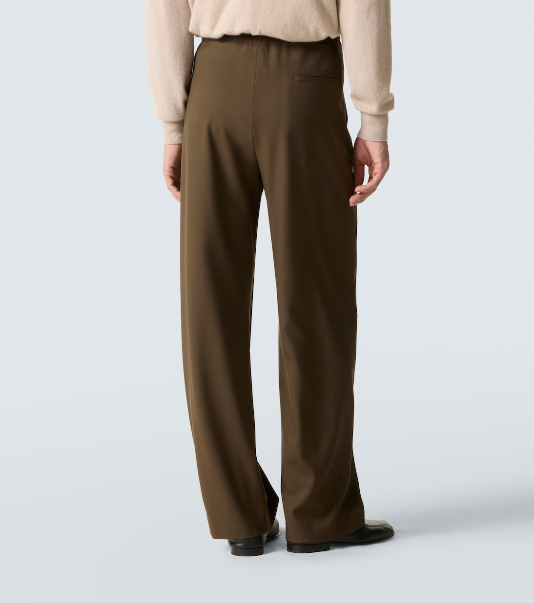 Pantalones anchos Ari de lana | The Row