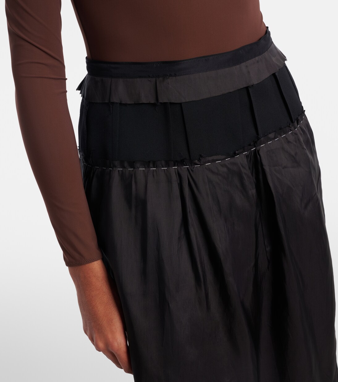 Paneled midi skirt | Maison Margiela