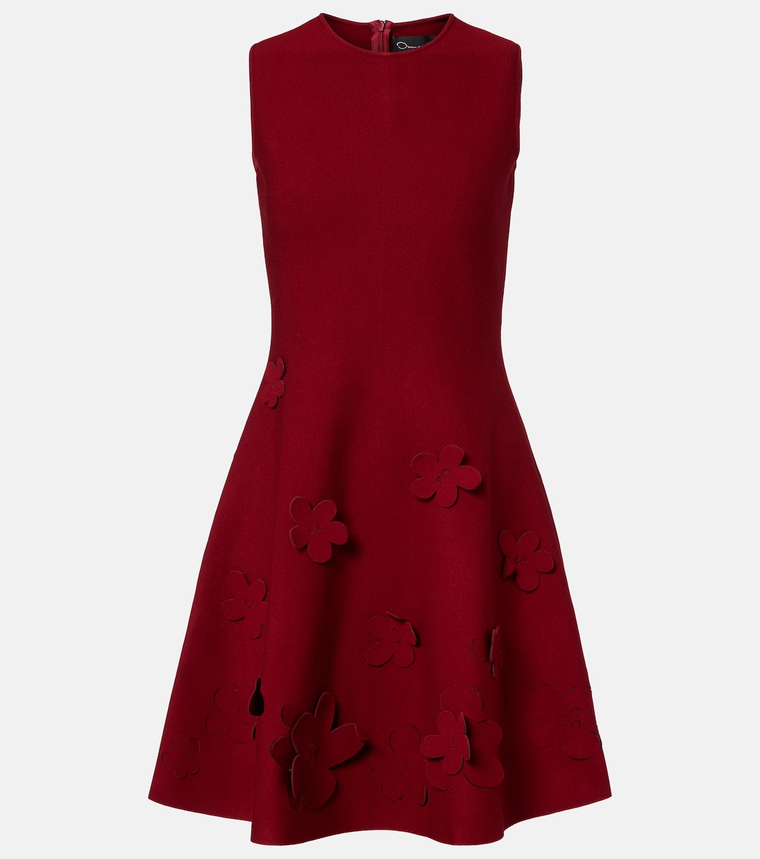 Floral knitted minidress | Oscar de la Renta