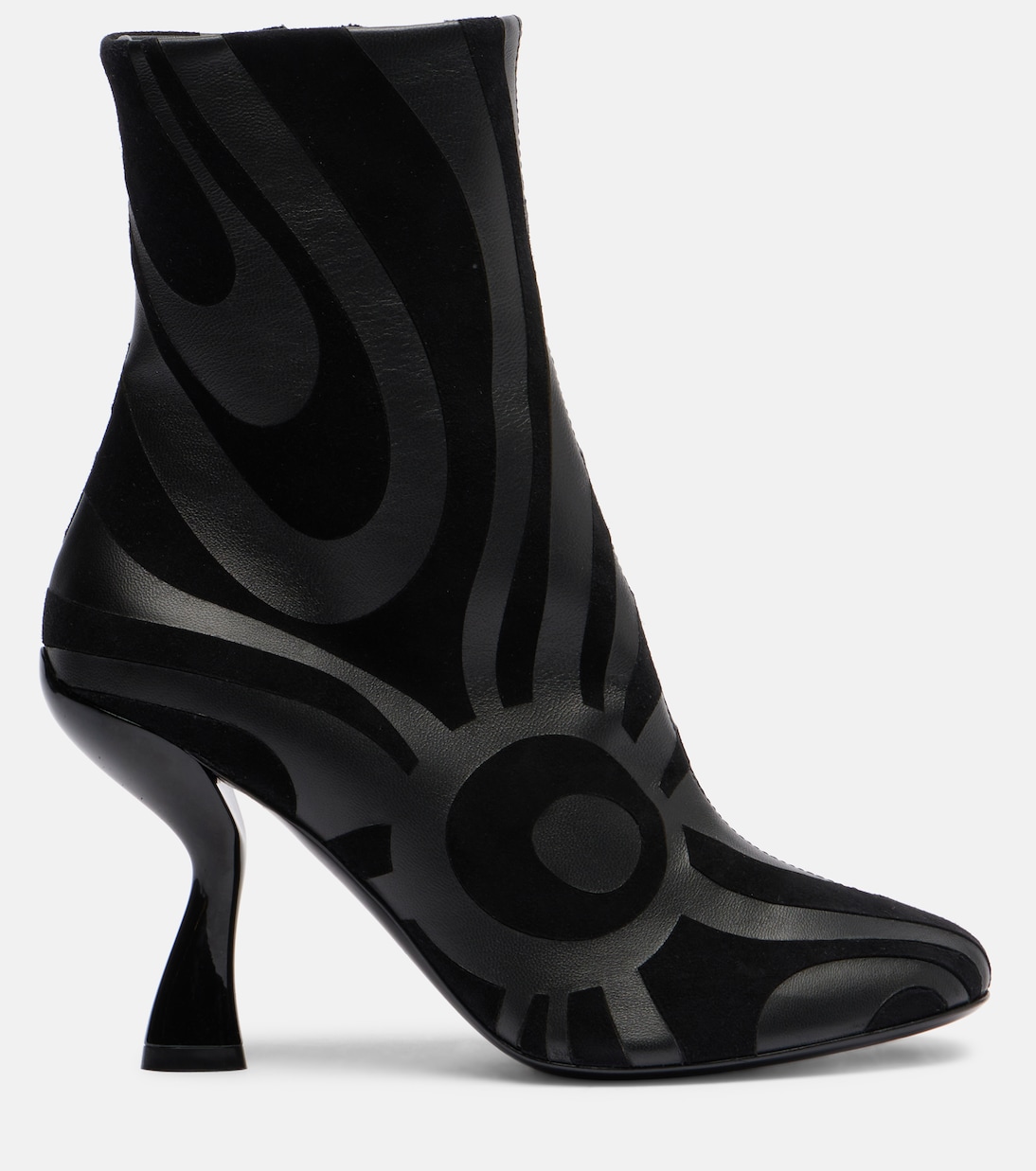 Ankle Boots Marmo aus Leder mit Veloursleder | Pucci