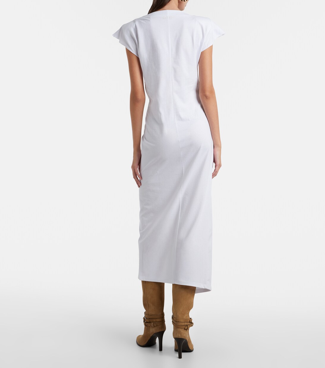 Nadela gathered cotton jersey maxi dress | Isabel Marant
