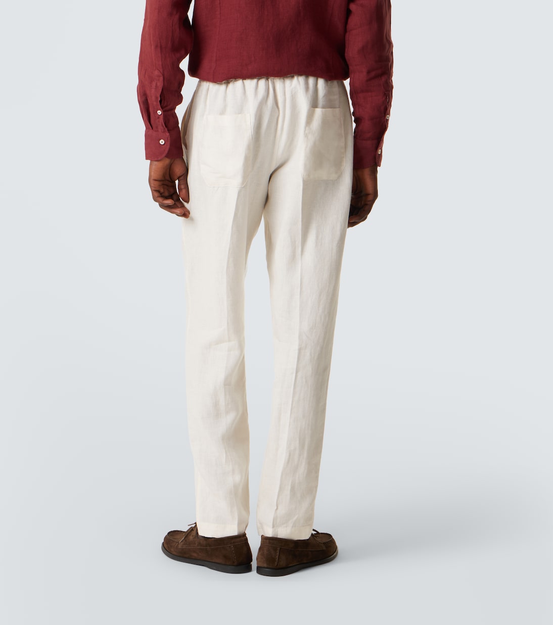 Bonifacio linen tapered pants | Fedeli