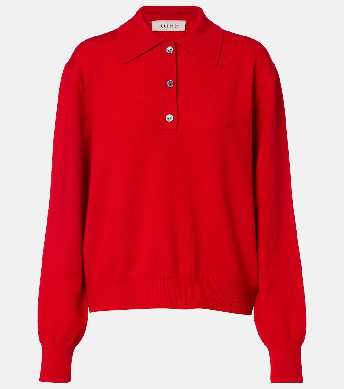 Wool and cashmere polo sweater | Róhe