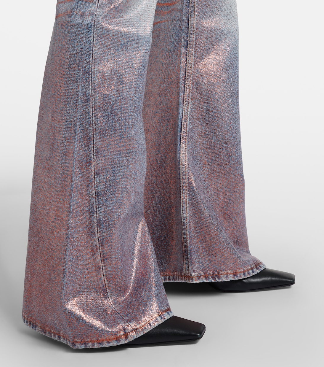 2025F coated bootcut jeans | Acne Studios