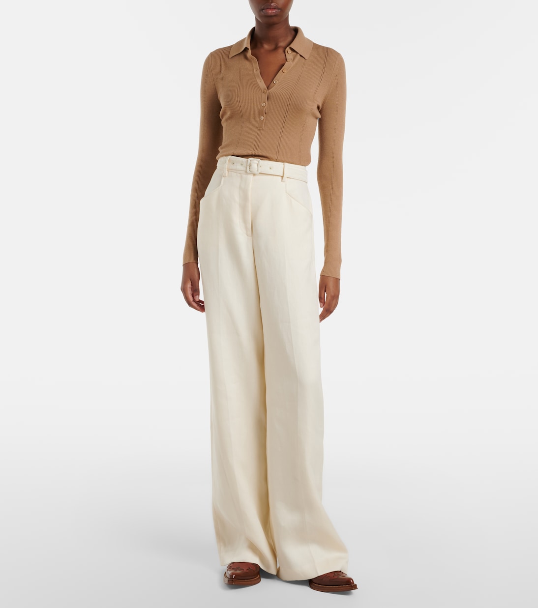 Norman linen straight pants | Gabriela Hearst