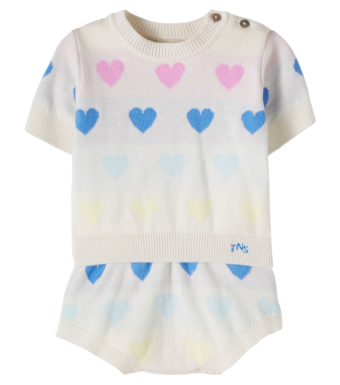 Baby Set Pinpilin aus Pullover und Shorts | The New Society