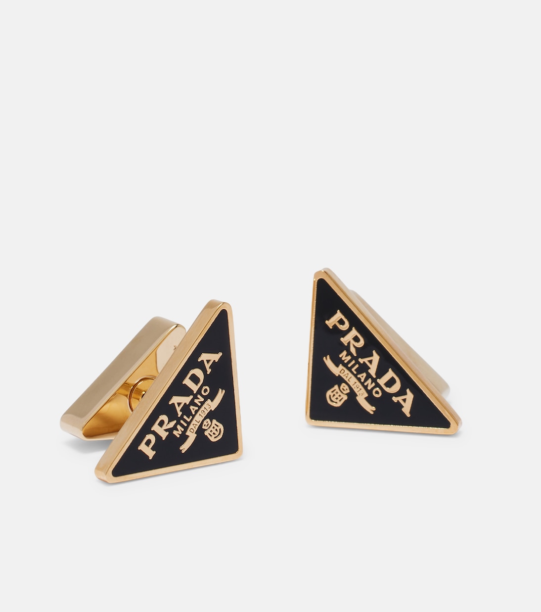 Enamel earrings | Prada