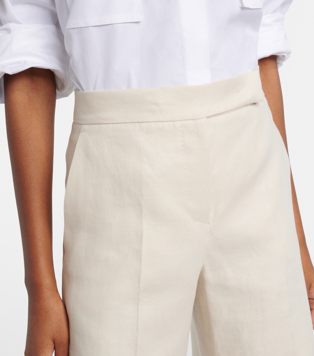 Pantalon ample Badesse en lin | Max Mara