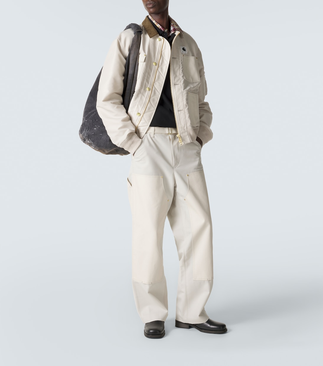 Belted wide-leg pants | Sacai