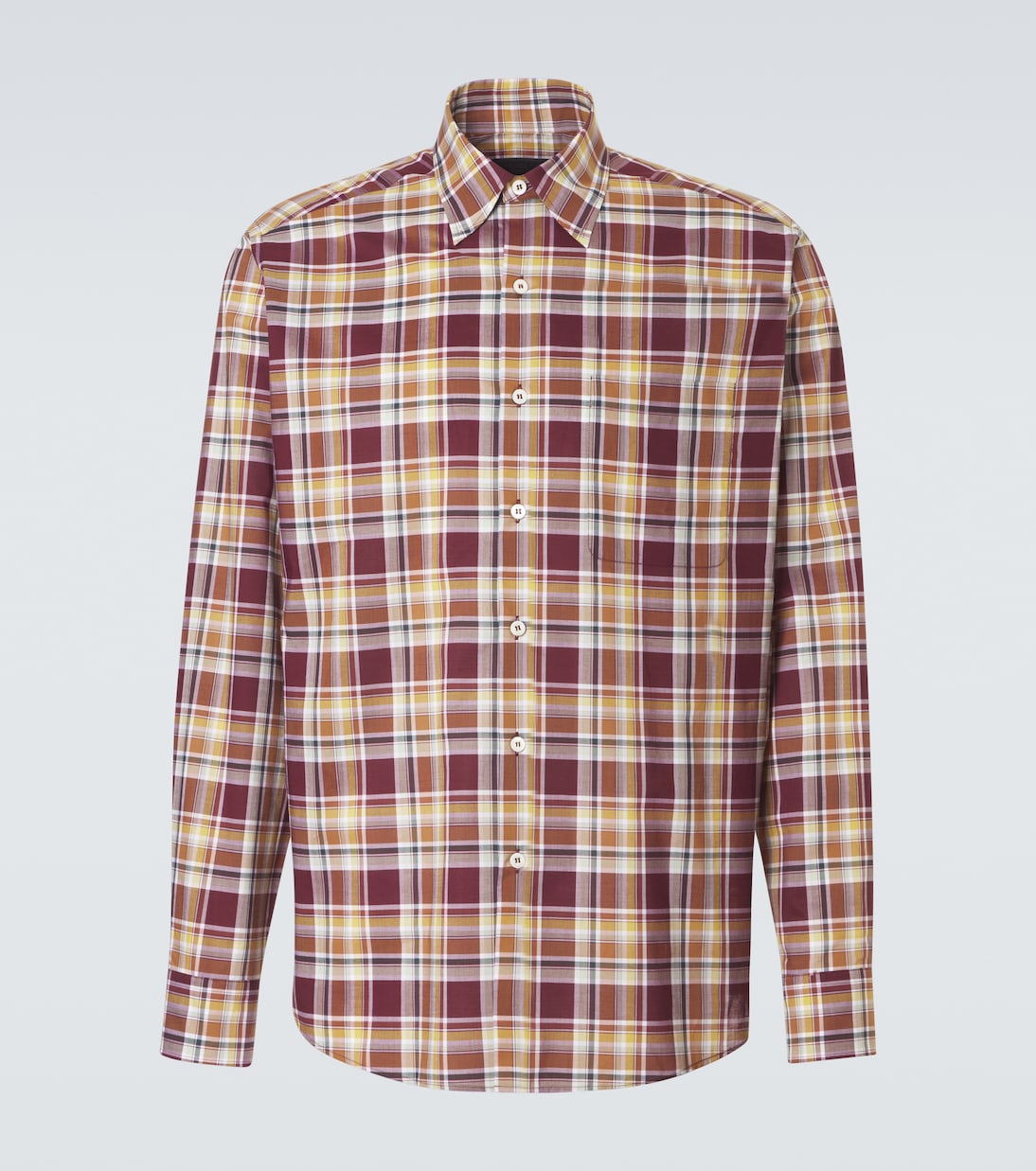 Plaid cotton shirt | Prada