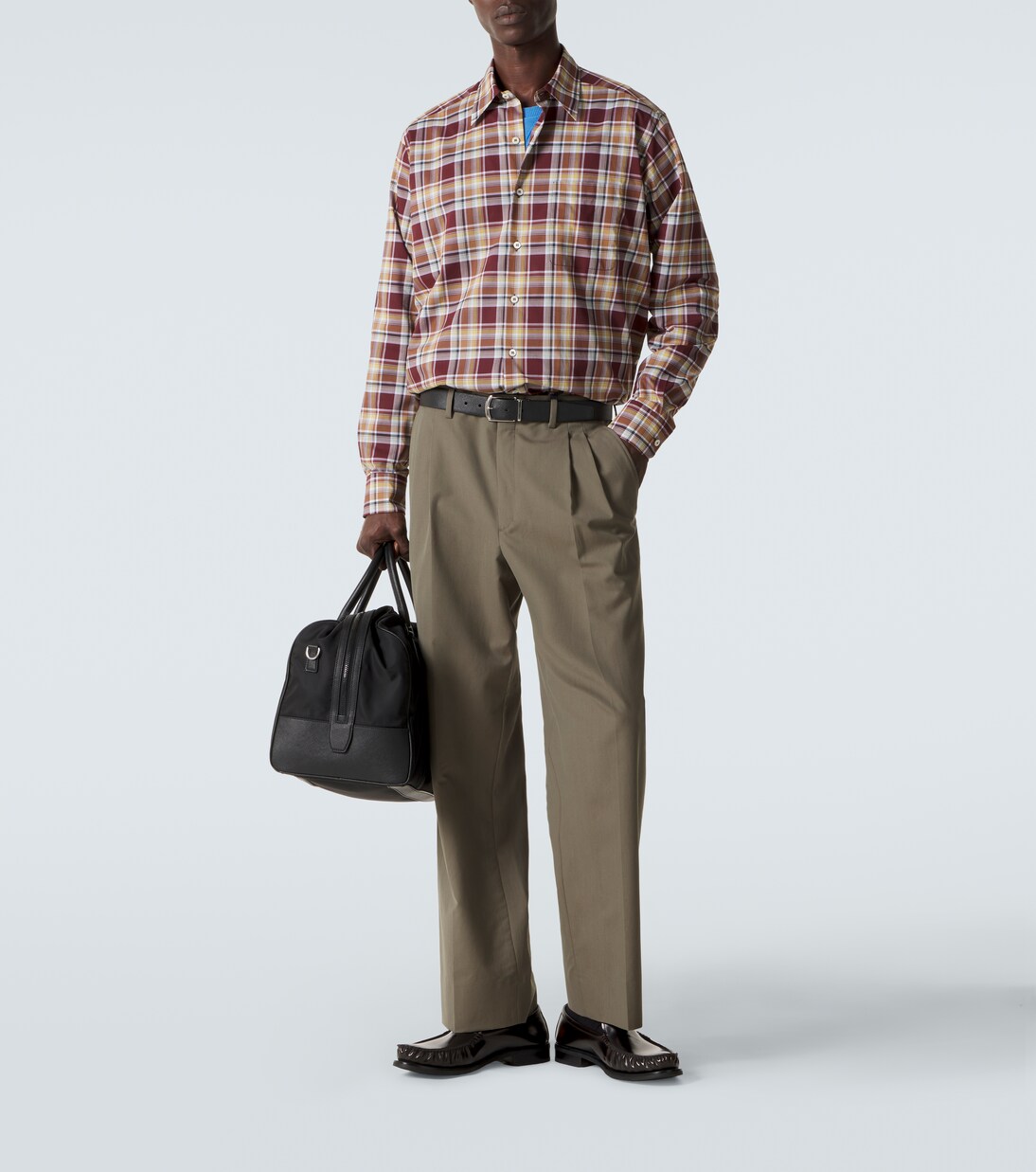 Plaid cotton shirt | Prada