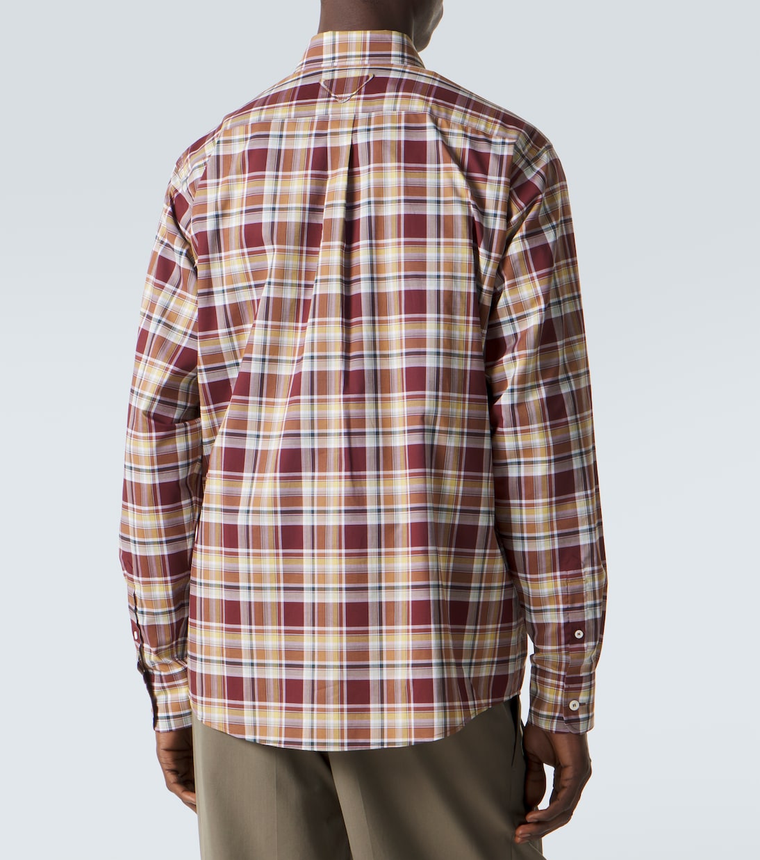 Plaid cotton shirt | Prada