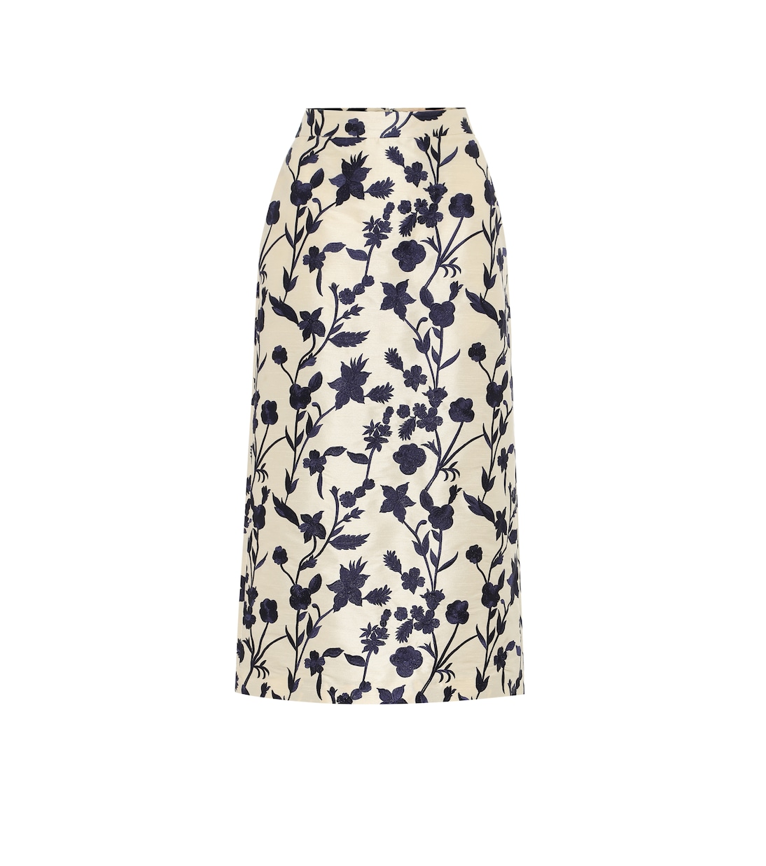 Falda midi Quercini de jacquard | Brock Collection