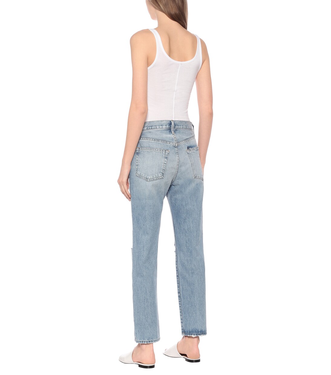 Le Original high-rise slim jeans | Frame