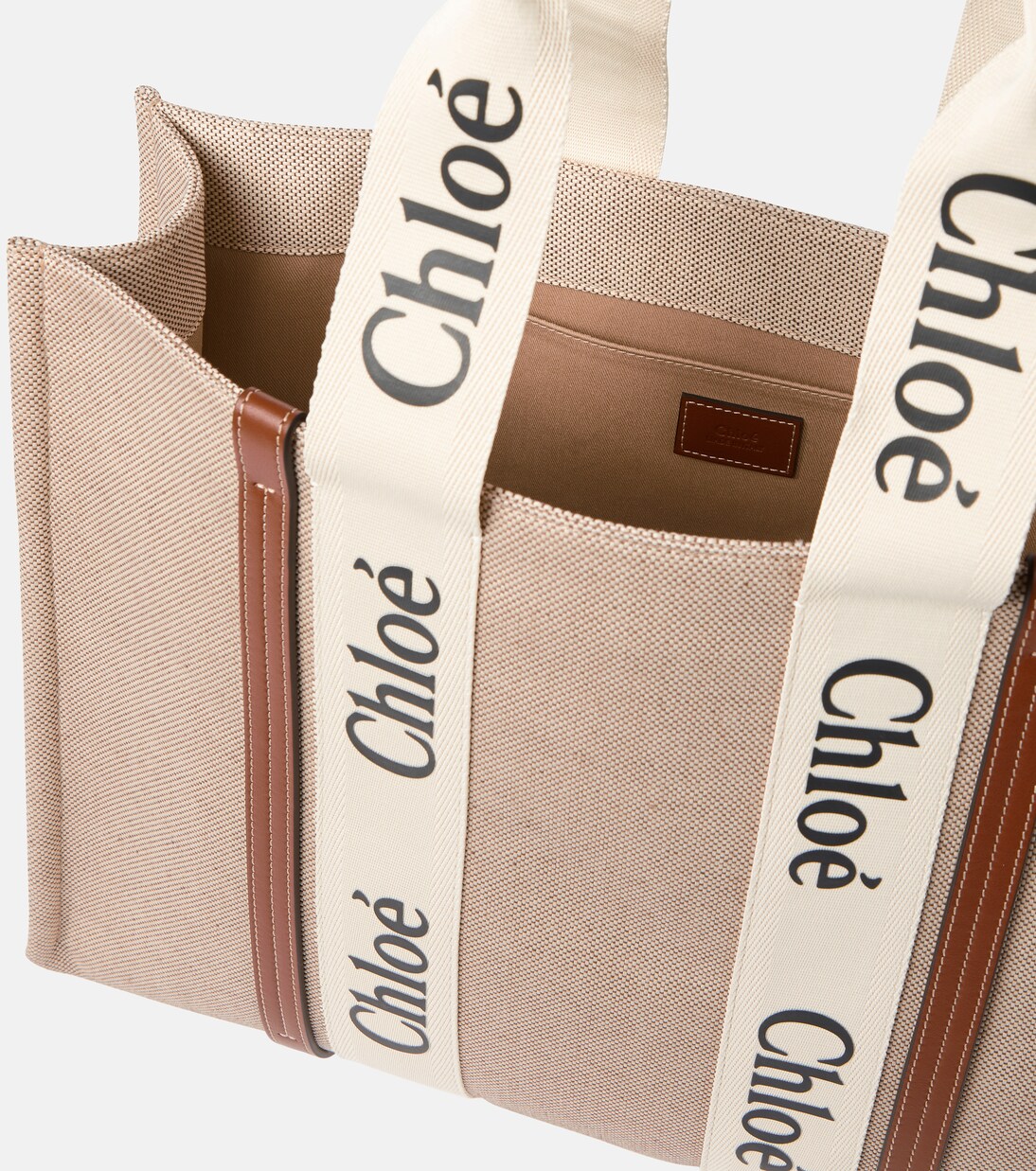 Woody Large canvas tote | Chloé