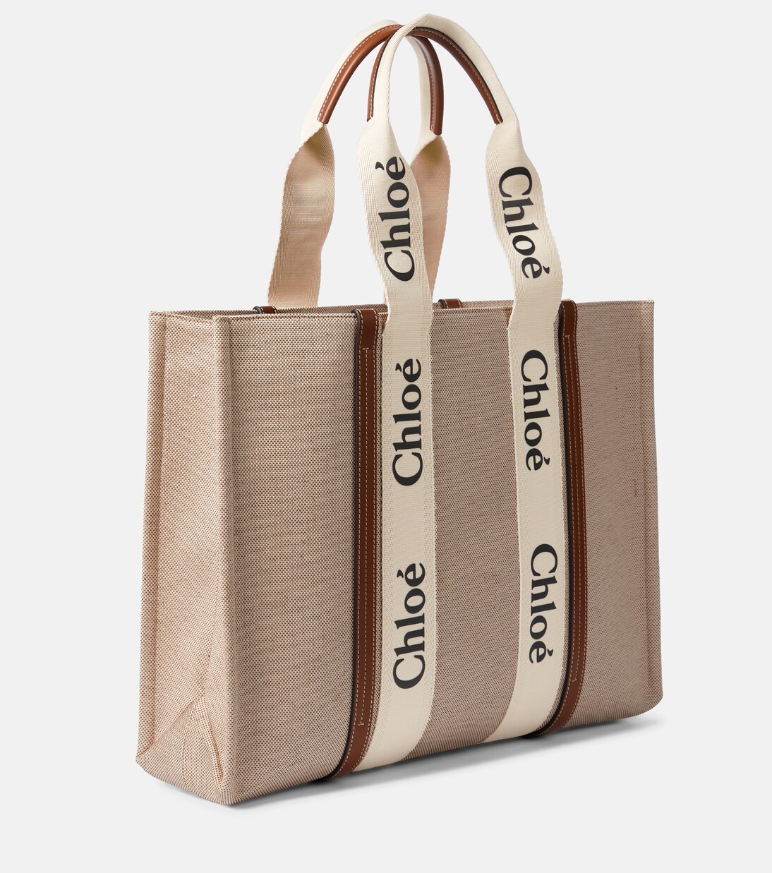Woody Large canvas tote | Chloé