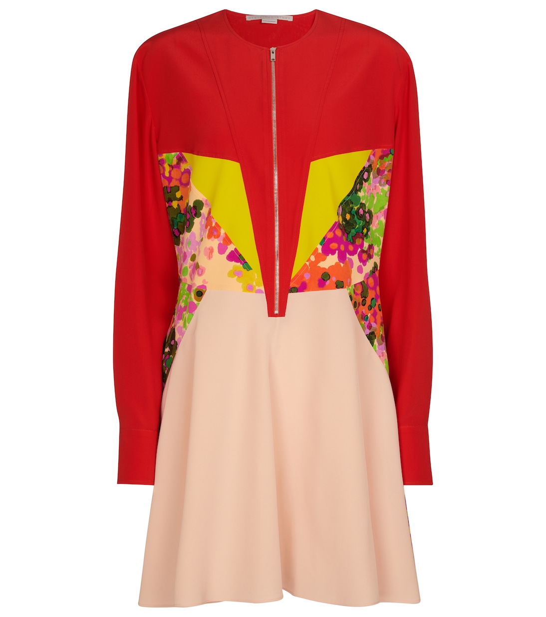 Bedrucktes Minikleid aus Seide | Stella McCartney