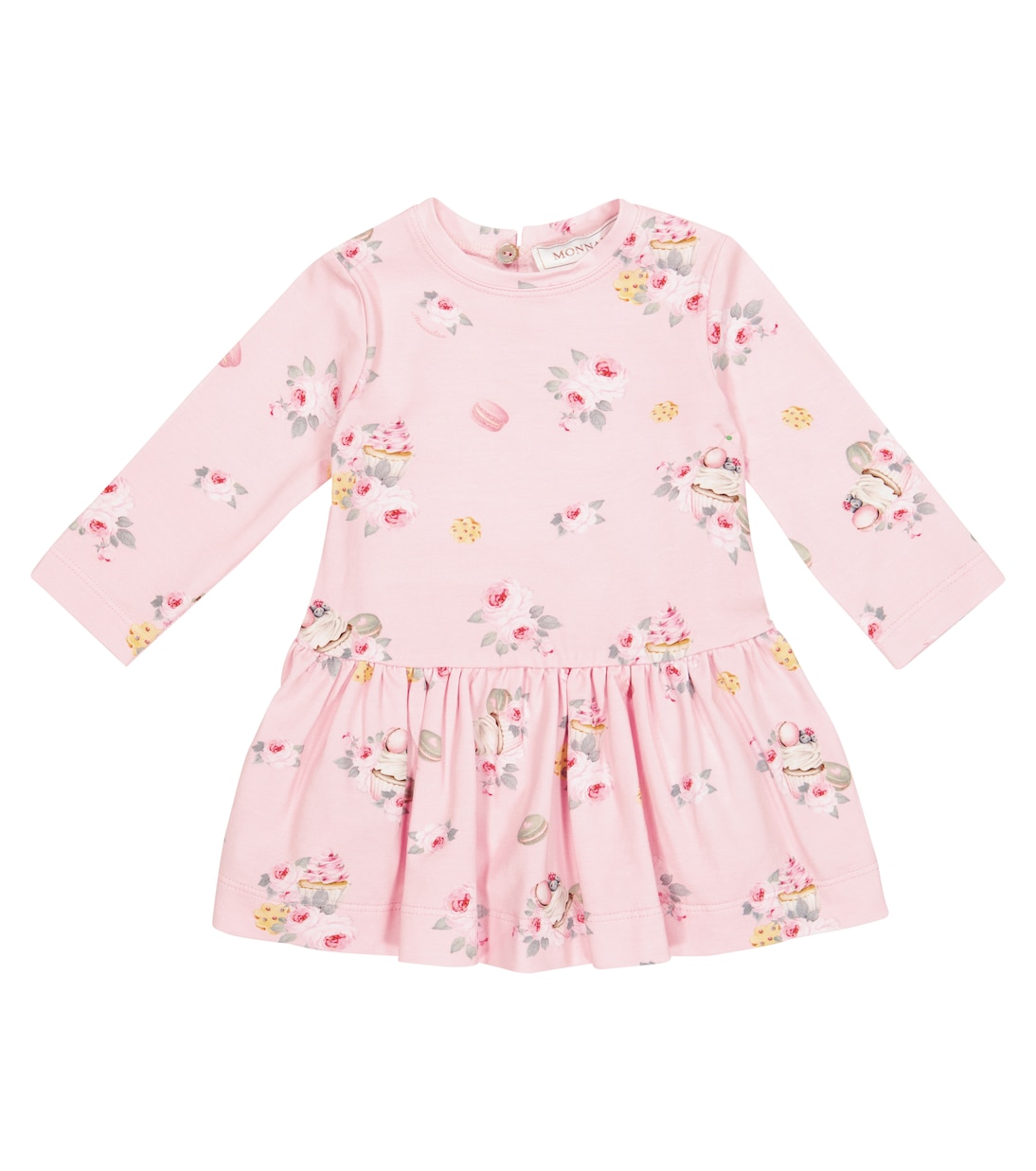 Baby floral jersey dress | Monnalisa
