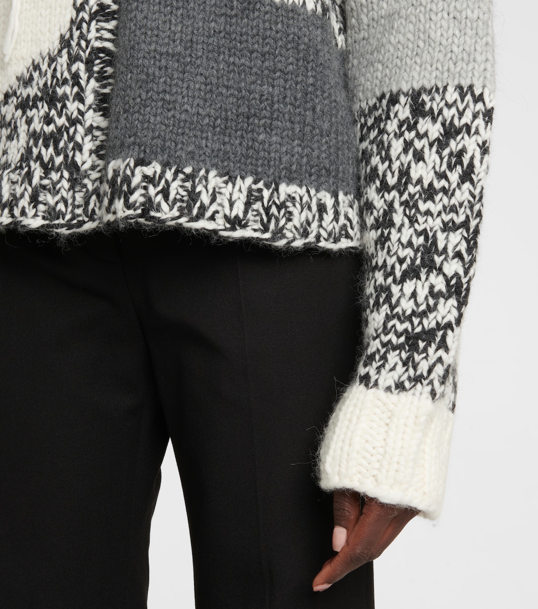 Intarsia wool-blend sweater | Joseph