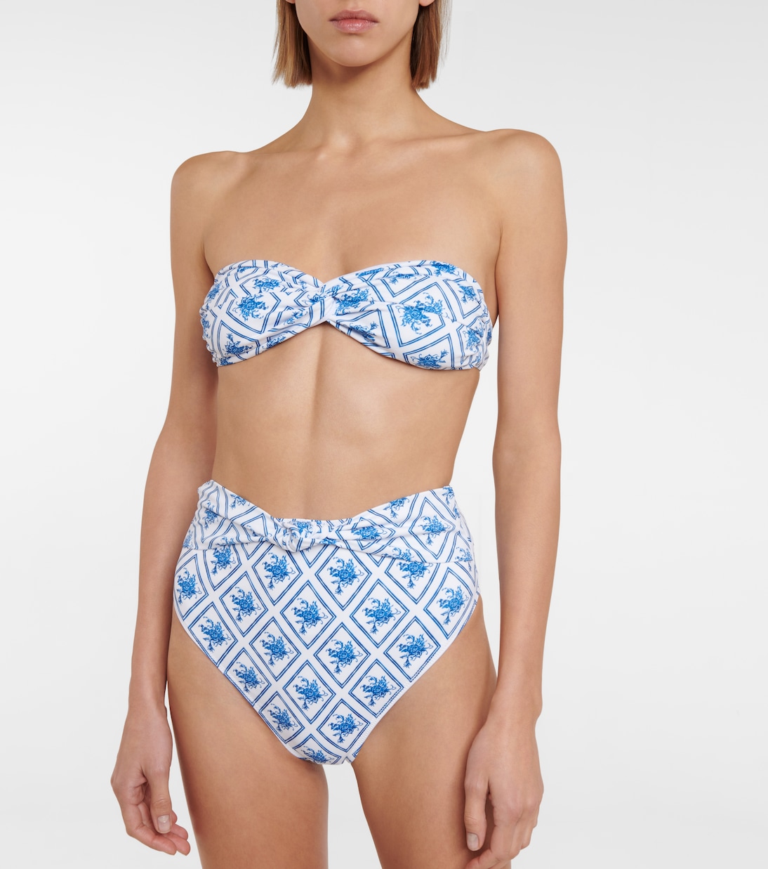 Braga de bikini Evie de tiro alto | Caroline Constas