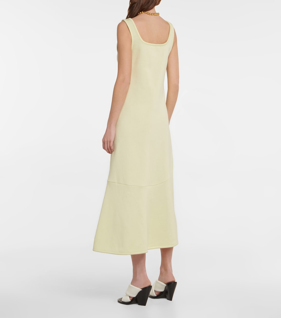 Crêpe midi dress | Jil Sander