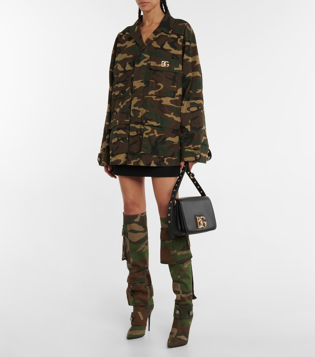 Camouflage cotton jacket | Dolce&Gabbana