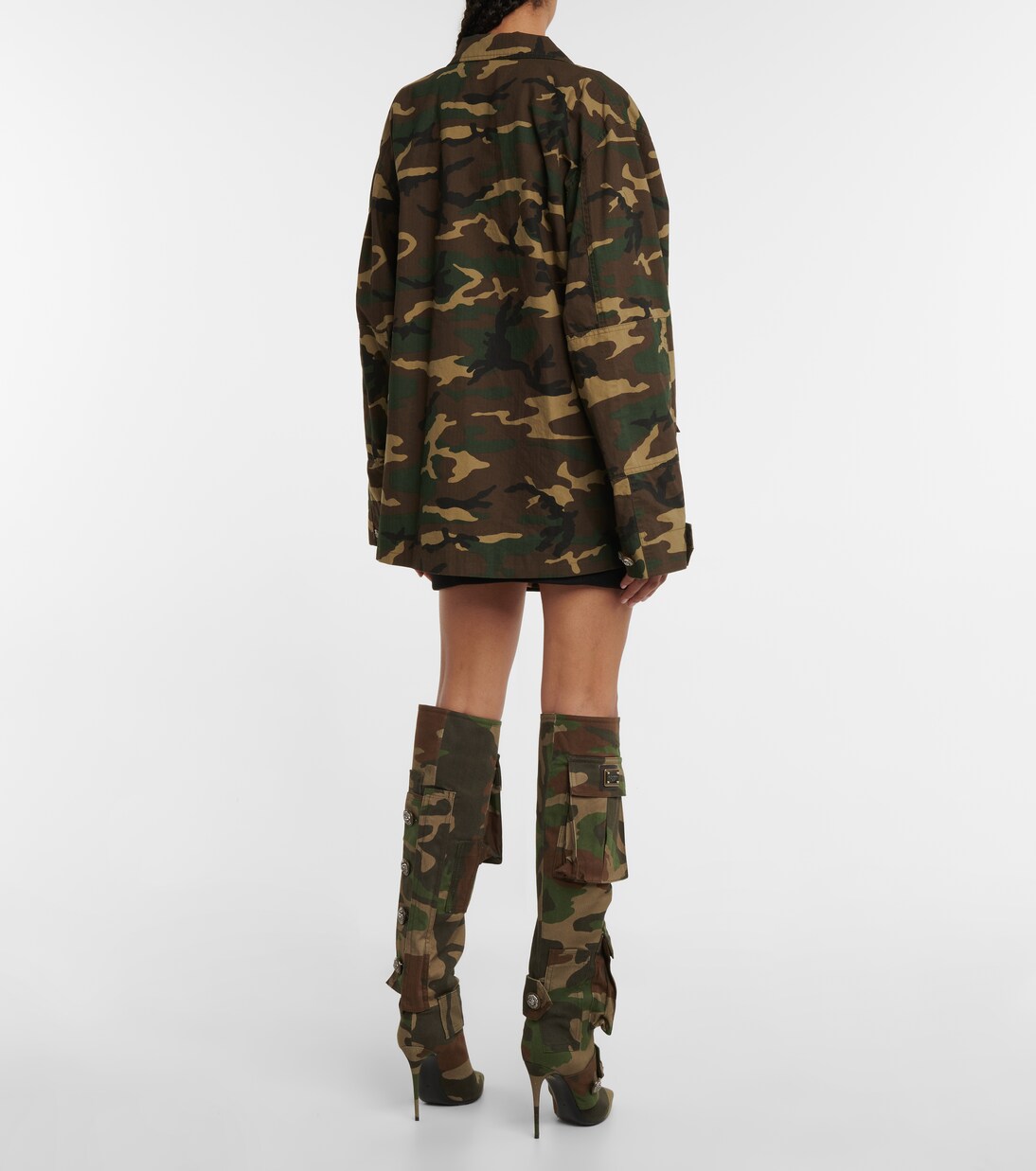 Camouflage cotton jacket | Dolce&Gabbana