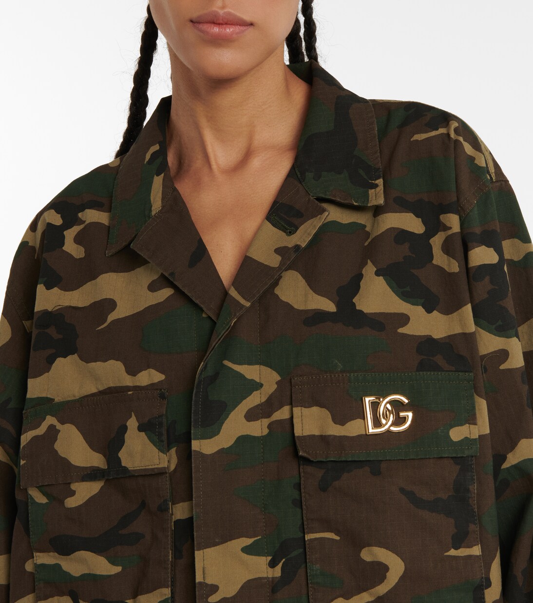 Camouflage cotton jacket | Dolce&Gabbana