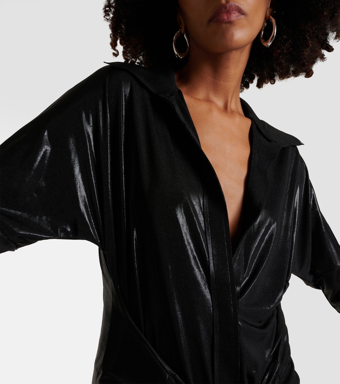 Minikleid aus Lamé | Norma Kamali