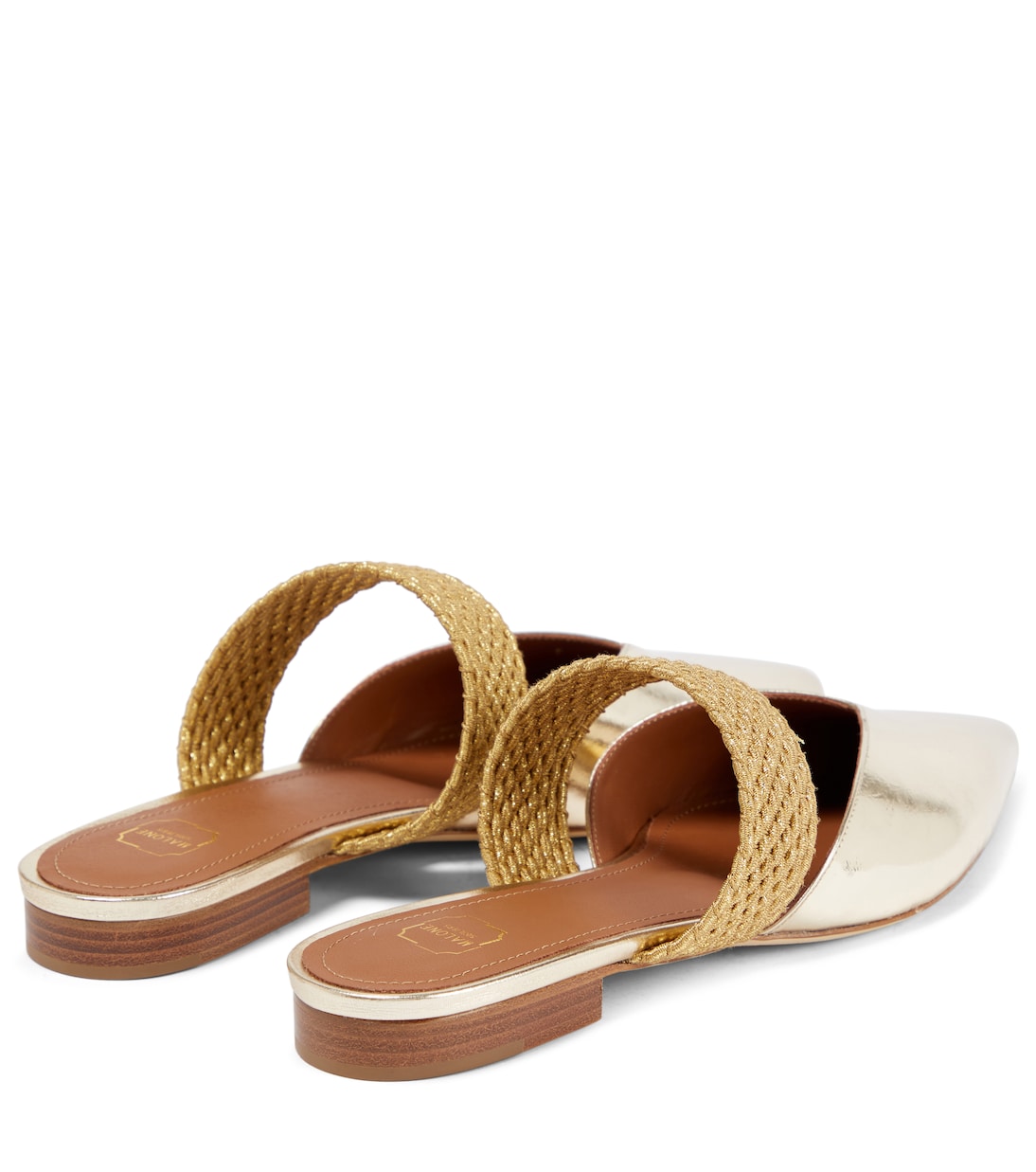 Maisie flat leather mules | Malone Souliers