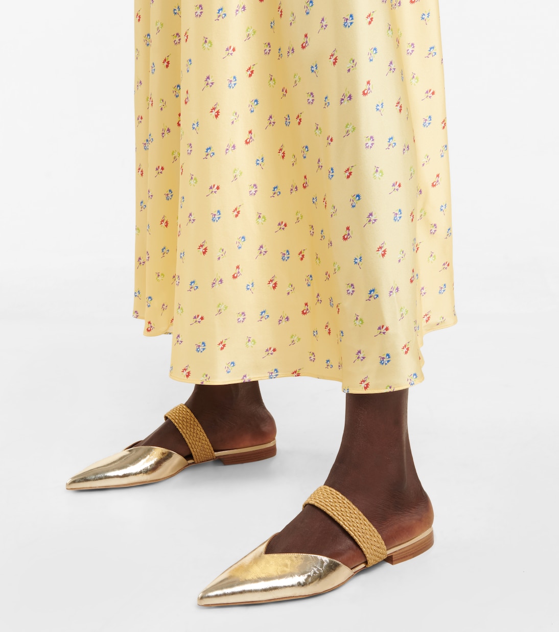 Maisie flat leather mules | Malone Souliers
