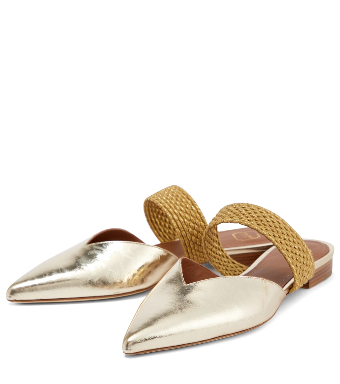 Maisie flat leather mules | Malone Souliers