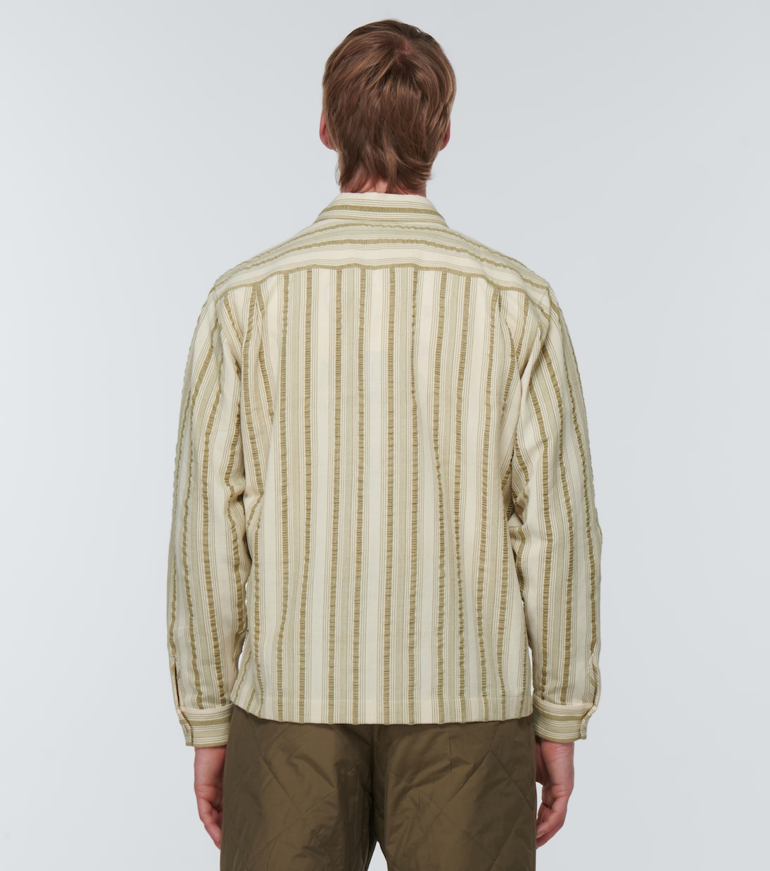 Chaqueta Atlantic de algodón a rayas | Wales Bonner