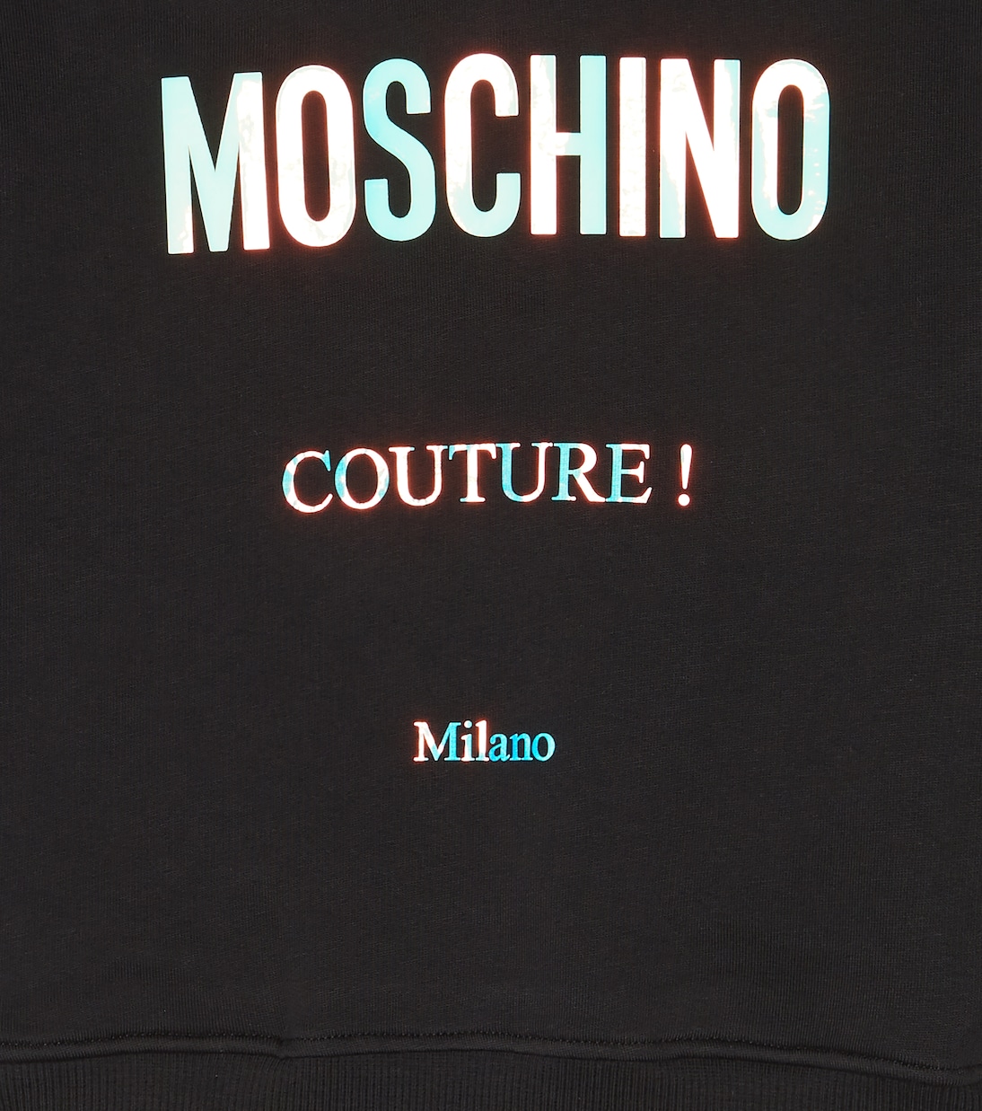 Logo cotton hoodie | Moschino Kids