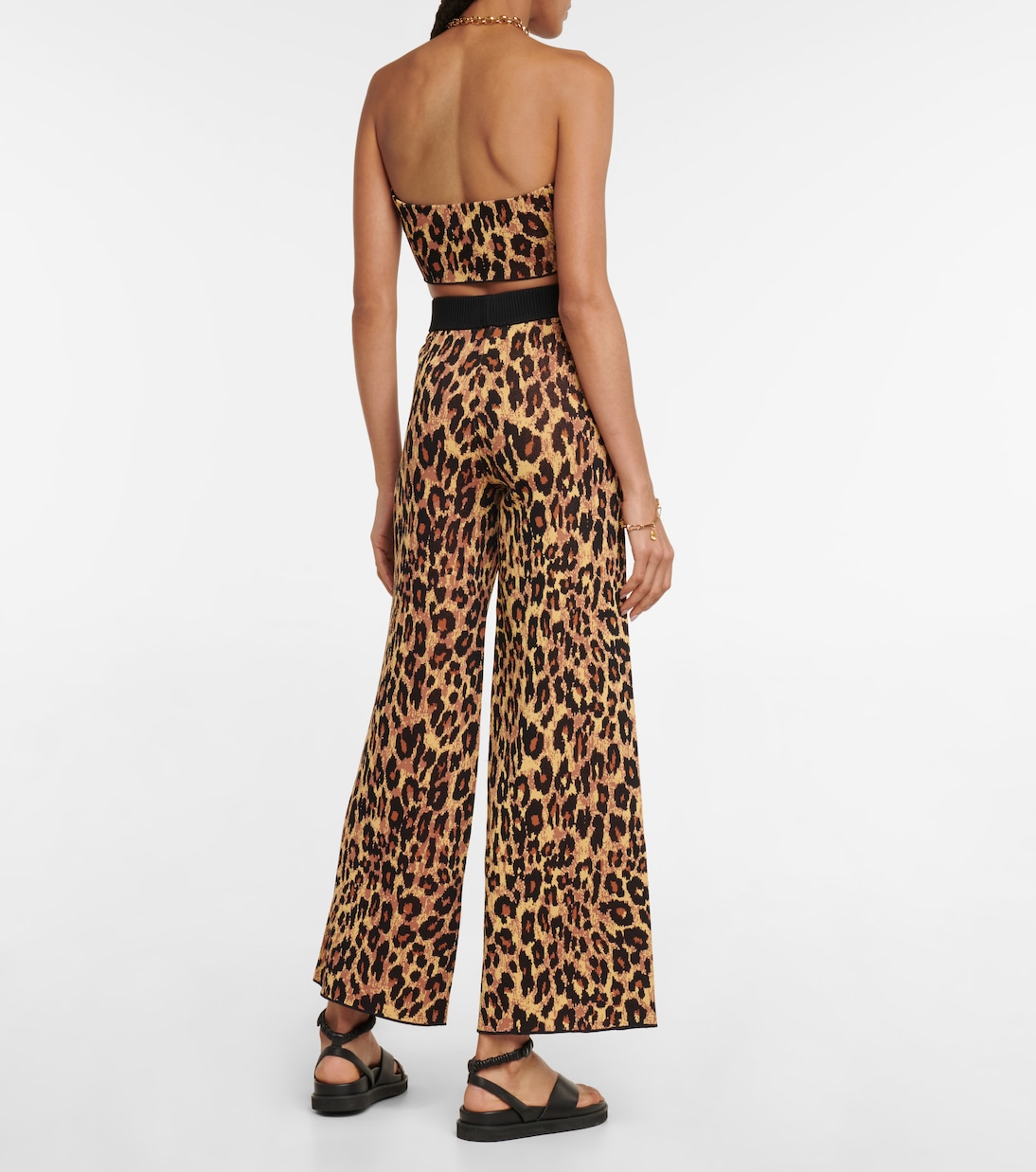 Top Shane in foulard leopardato | Staud