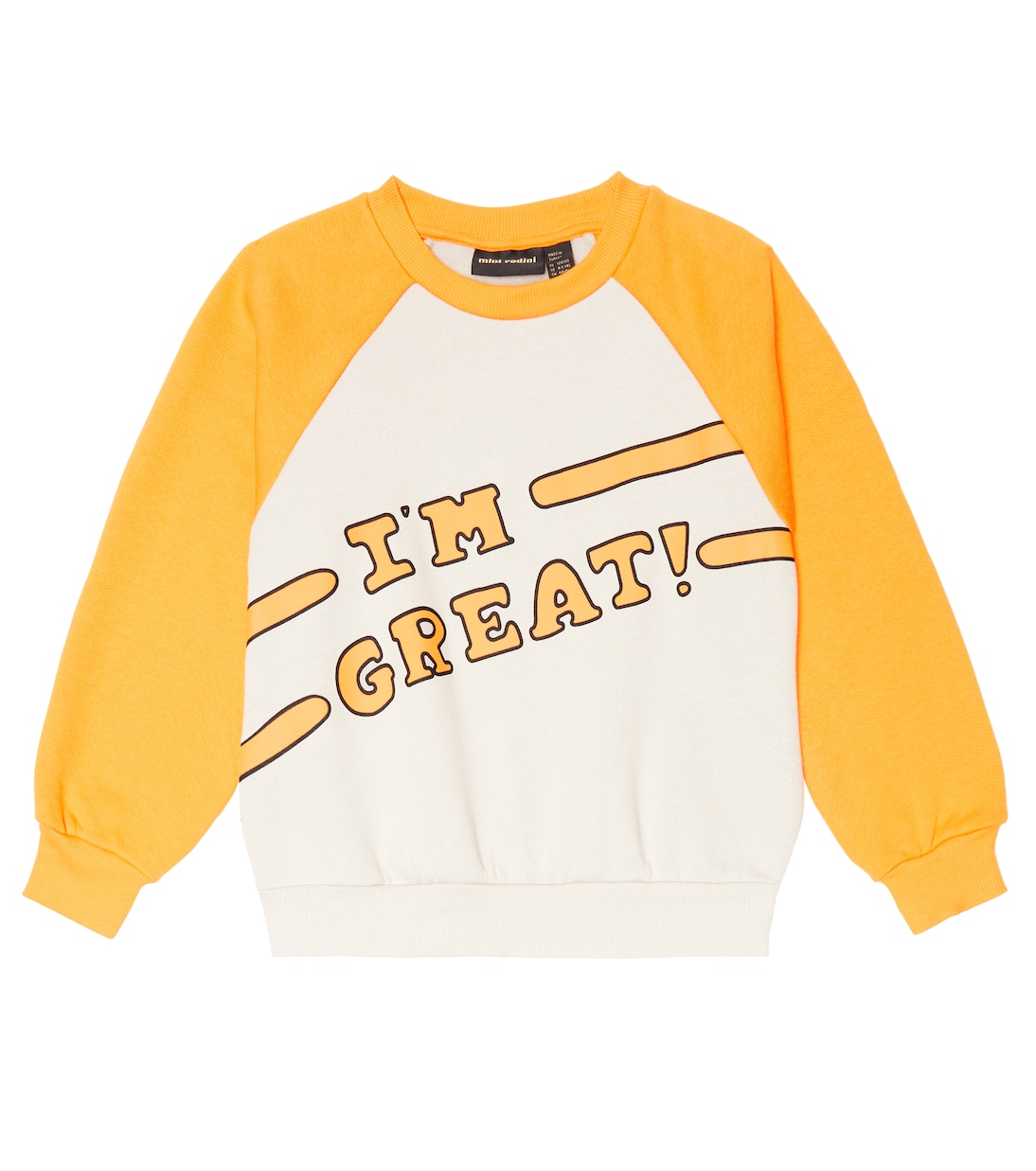Printed cotton jersey sweatshirt | Mini Rodini
